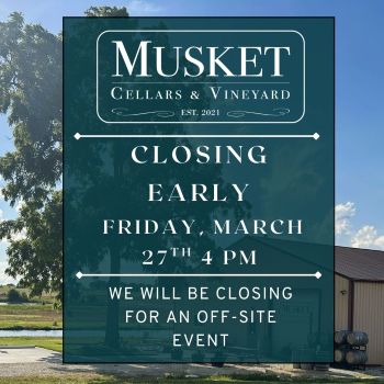 Closing early at 4:00 p.m. on Friday, March 27th for an off-site event.