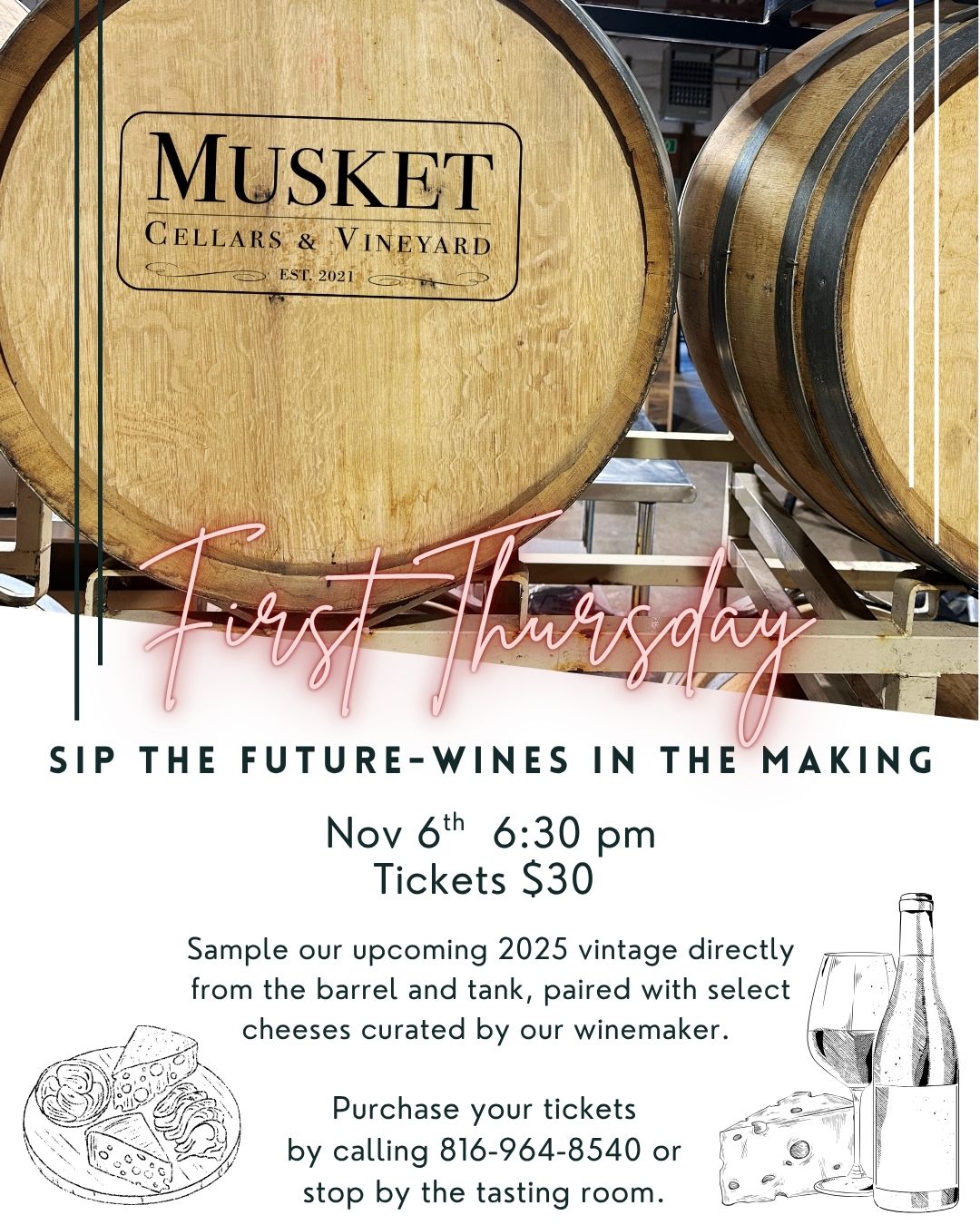 First Thursday Sip the Future Event